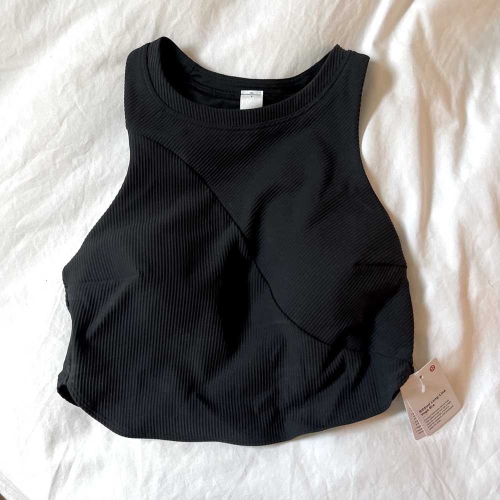 NWT Lululemon Ribbed Long-Line Yoga Bra size 6